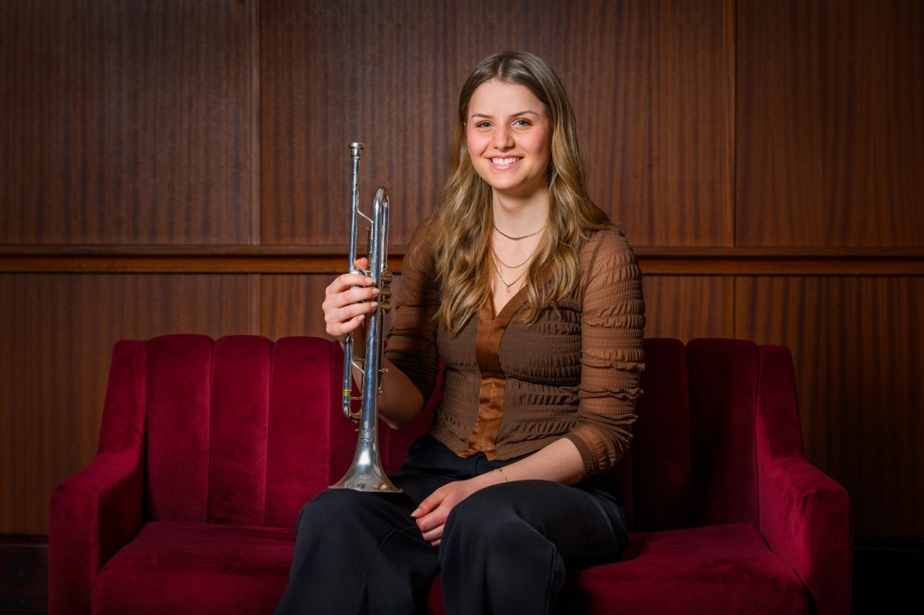 Ellinor Bengtson photographed at the the Royal Academy of Music in London.