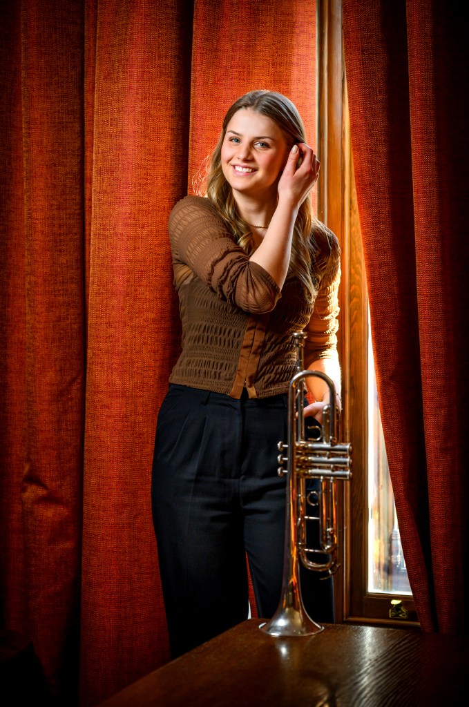 Ellinor Bengtson photographed at the the Royal Academy of Music in London.